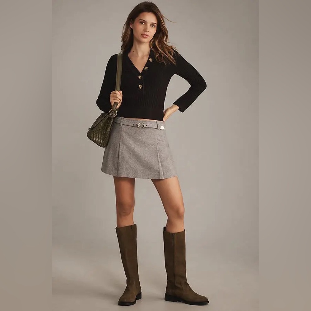 PILCRO The Kassidy Deep-V-Neck Pullover Sweater